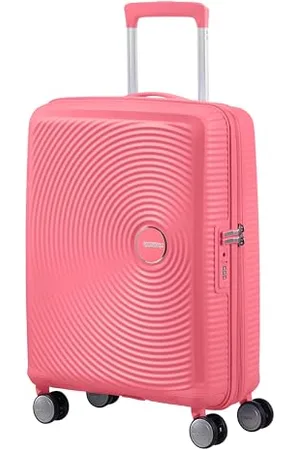 American Tourister Soundbox - Spinner S Erweiterbar Handgepäck, 55 cm, 35.5/41 L, Rosa (Sun Kissed Coral)