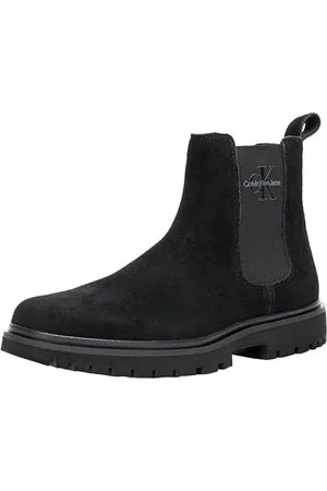 Calvin Klein Męskie buty EVA MID Chelsea Iconic DR YM0YM01080, czarne (potrójne czarne), 45 EU, , 43.5 EU