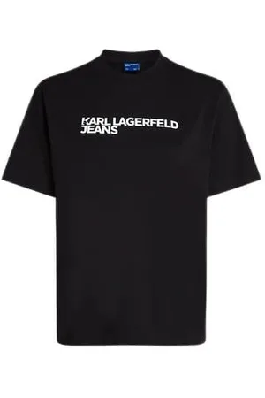 Karl Lagerfeld Krótka koszulka ESHORT SLEEVEENTIAL Tee z krótkim rękawem, , L