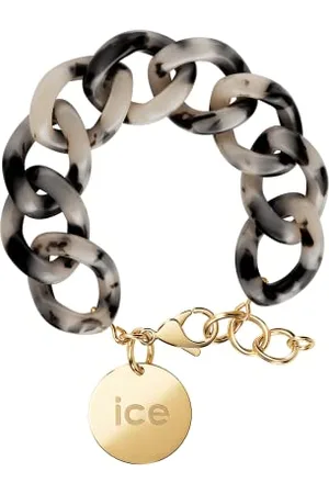 Ice-Watch ICE Jewellery - Chain Bracelet - Wild - Damska bransoletka łańcuchowa XL z medalikiem złotym (021231)