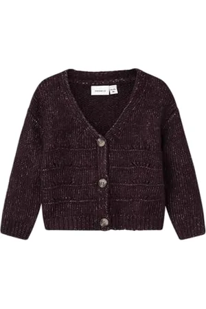 NAME IT Dziewczęca kurtka z dzianiny Nmfnetrille Ls Knit Card, , 92