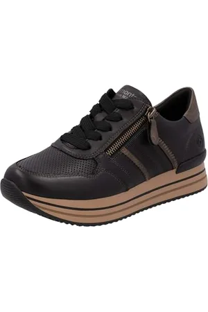 Remonte Damskie buty sportowe D1318, czarne, 42 EU, , 42 EU