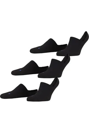 Falke Uniseks Stopki Cool Kick Invisible Multipack U In Oddychający I Szybkoschnący niewidoczne jednokolorowe 3 Pak, , 37-38