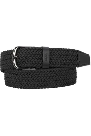 HUGO BOSS Męskie paski Sash-Wn-Tx_Sz35, czarne, 95, , 95