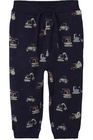 NAME IT Nmmsven Nreg SWE Pant Bru spodnie chłopięce, , 98