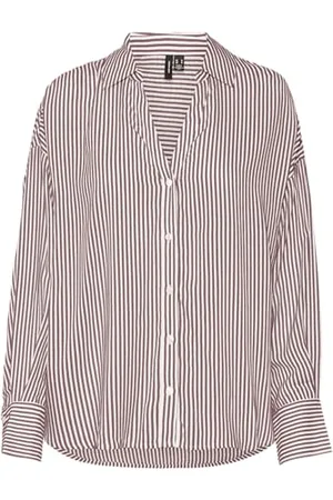 VERO MODA VMBUMPY L/S Oversize Shirt WVN GA, , L