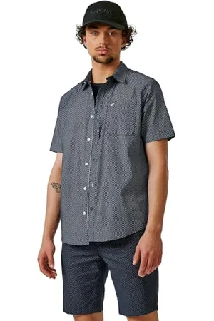 Kaporal 5 Al, koszula, model regan, mężczyzna, , M; krój slim fit, krótkie rękawy, kołnierz koszulowy, , M