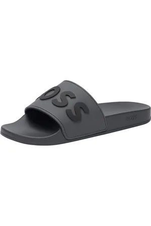 HUGO BOSS Męskie buty Kirk rblg_N Slide, Dark Grey21, 45 EU, , 45 EU