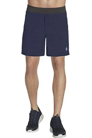 Skechers Męski splot typu Go Walk gładki pas w talii ruch Ii krótki, , L