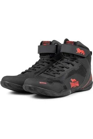 Lonsdale London Rufford buty bokserskie uniseks, czarno-czerwone, rozmiar 41 EU, , 41 EU