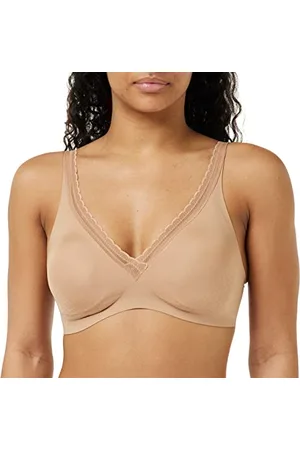 Sloggi Damski biustonosz Adapt Twist T-Shirt Bra wyściełany biustonosz, nostalgiczny brąz, XS