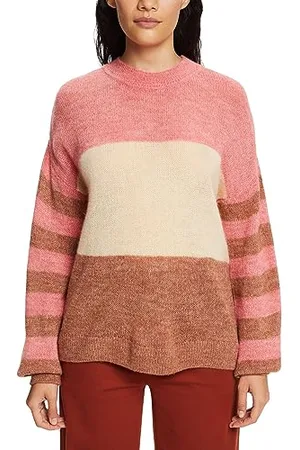ESPRIT Sweter w stylu Colorblock, mieszanka wełny, , S