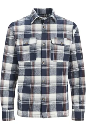 JACK&JONES JUNIOR JJDARREN Flannel Check Overshirt LS JNR, , 176