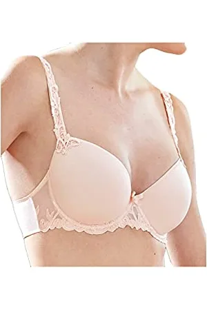 Simone Pérèle Damski biustonosz Andora 3D formowany miseczka: Francuski styl biustonosza, różowy, 36C