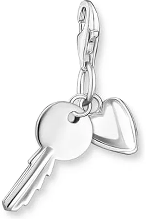 Thomas Sabo Damen-Charm Club-Anhänger Love Charm Ensemble aus Schlüssel und Herz 925er Sterlingsilber 0349-001-12