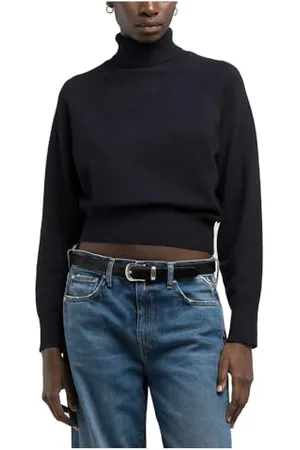 Replay Damski sweter z golfem oversize, , M