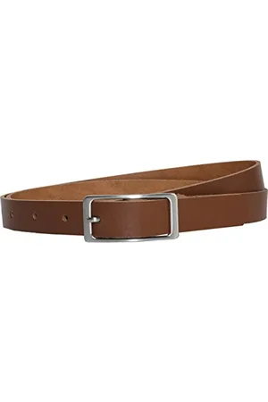 Vascavi Pasek skórzany o szerokości 2 cm, wyprodukowano w Niemczech, pasek z prawdziwej skóry dla kobiet, jako pas biodrowy, możliwość skrócenia, , 85 cm Gesamtlänge 95 cm