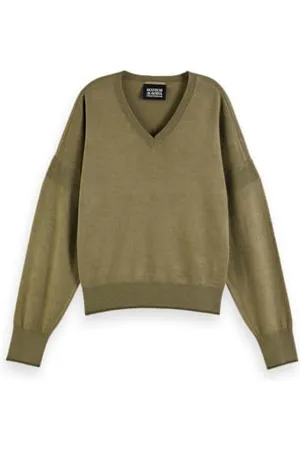 Scotch&Soda Damski sweter z dekoltem w serek, , L