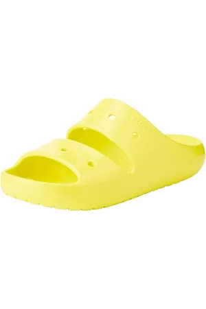 Crocs Unisex klasyczne neonowe sandały HL, kwasowość, 38 EU, Kwasowość, 37/38 EU