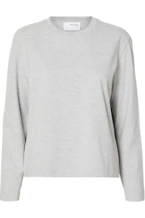 SELECTED T-shirt damski z długim rękawem, , M
