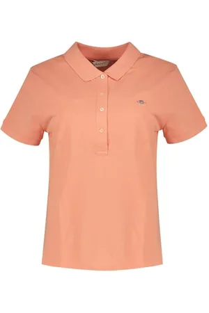 GANT Slim Sheild Cap Sleeve Pique Polo, , S