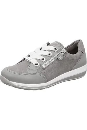 ARA Damskie buty sportowe OSAKA Low-cut, Oyster, 37 EU szeroki