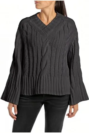 Replay Damski sweter Cropped, , XXS