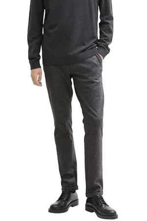 TOM TAILOR Travis Slim Fit męskie spodnie chinosy z dżerseju, , 36W / 32L