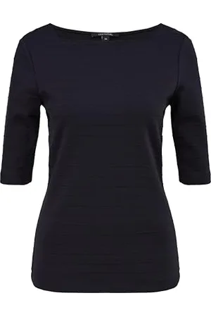 Comma, T-shirt ze strukturą wzoru, , 36