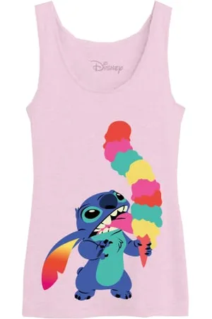 Disney "Stitch Ice Cream Lick" WODLILOTK002 Bezrękawnik damski, , rozmiar XS, , XS