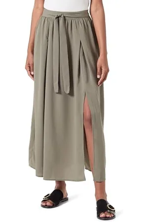 VILA Vimathilde Hw Ankel Belt Skirt/Ka, , 34