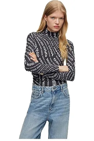 HUGO BOSS Damski top z dżerseju Dachora, , L