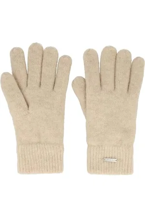 Eisglut Damskie rękawiczki zimowe Undinel Glove polarowe, beżowe, M/L (obwód 20,5-22,0 cm), , M/L (Umfang 20,5-22,0cm / 7,5-8,0 inch)