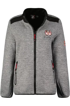 Geographical Norway Tango Damski ciepły polar ciepły damski zamek błyskawiczny kurtka jesienno-zimowa ciepła damska - długi rękaw sweter futrzany miękki komfort na zewnątrz ( M),