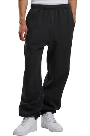 Build Your Brand Męskie spodnie sportowe Fluffy Sweatpants, luźne spodnie do biegania o luźnym kroju, rozmiary S-5XL, , 3XL
