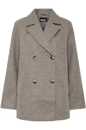 Pieces® Damski płaszcz Pcmarbel Coat Noos krótki płaszcz, , L