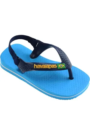 Havaianas Baby Brasil Logo Ii Turkoois/Marineblauw 19