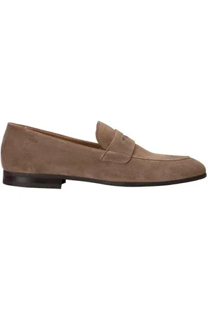 HUGO BOSS Męskie buty Gavrie SD Loafer, średni beżowy 260, 42 EU, , 42 EU