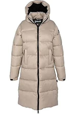 Schott NYC BELSTAR2WRS Kurtka puchowa Długa damska QUILTEE Schott, beżowa, XS Adult