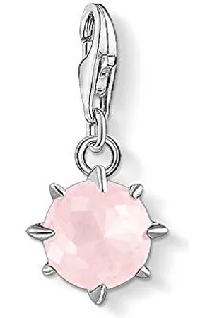 Thomas Sabo Zawieszka damska charm, kamień urodzinowy, srebro wysokiej próby 925, Srebro szterlingowe, cyrkonia
