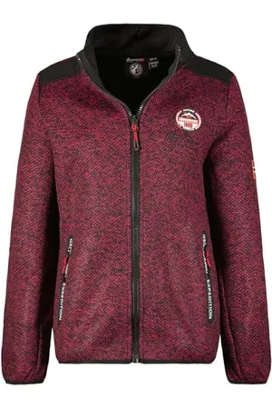 Geographical Norway Tango Damski ciepły polar ciepły damski zamek błyskawiczny kurtka jesienno-zimowa ciepła damska - długi rękaw sweter futrzany miękki komfort na zewnątrz (różowy błysk L), Różowy