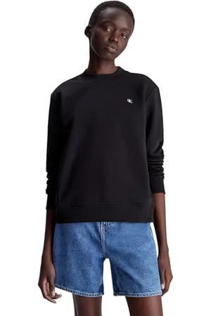 Calvin Klein Jeans Damskie bluzy Ck Embro Badge Crewneck, , XXS
