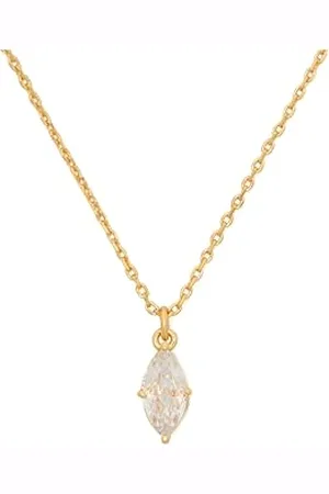 Kate Spade Signature Solitaire Wiselant, Clear/Gold