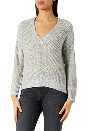 JDY JACQUELINE de YONG damski sweter z dzianiny, dekolt w serek, sweter z dzianiny, , XXS