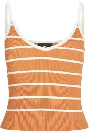 JACK & JONES Jxesther Tight Short Stripe Top Knit, , L