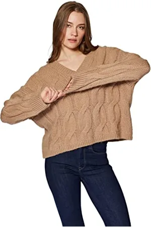 Mavi Damska bluza z dekoltem w serek, , XS