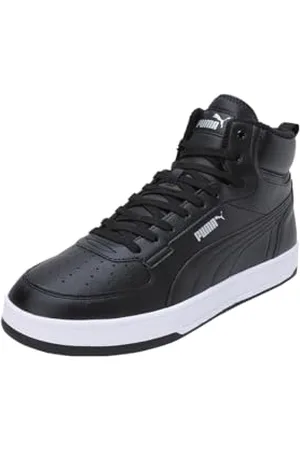 PUMA Unisex CAVEN 2.0 MID WTR Sneaker, czarno-srebrno-białe, 38 EU, Czarny Srebrny Biały, 38 EU