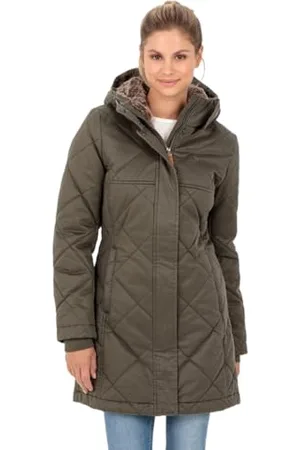 Camel Active Damski płaszcz pikowany w stylu vintage, , 40