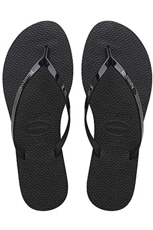 Havaianas Metallic teenslippers voor dames, zwart, 1/2 VK