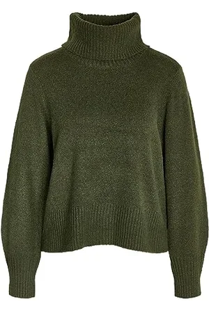 Noisy May Damski sweter z dzianiny, kołnierz polo, , XS